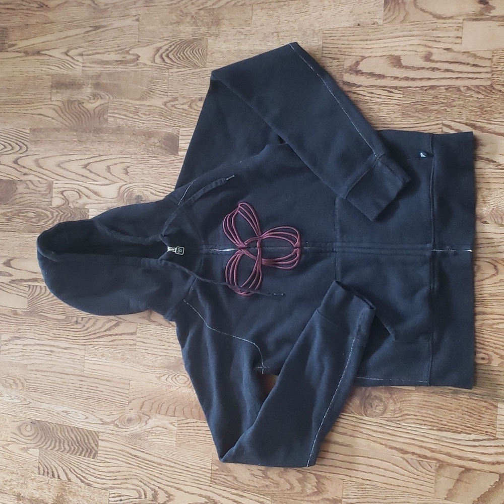 (M) Aritzia TNA Embroidered Logo Full Zip Classic Hoodie Loungewear Athleisure